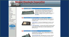 Desktop Screenshot of generalstandards.com